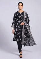 3 Piece Stitched Lawn Suit