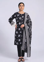 3 Piece Stitched Lawn Suit