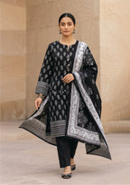 3 Piece Stitched Lawn Suit