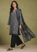 3 Piece Stitched Lawn Suit