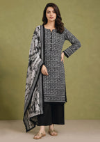 3 Piece Stitched Lawn Suit