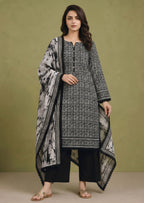 3 Piece Stitched Lawn Suit