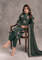 BotGreen Premium Printed Cambric Lawn Dress close-up