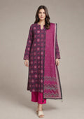 Geometric Ensemble 3 Piece Stitched Printed Lawn Suit by Mirasl from the fasl-e-rang collection – Front View