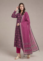 Geometric Ensemble Designer 3 Piece Stitched Lawn Suit – Fashion View