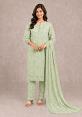 Pastel Edit - 3 Piece Stitched Lawn Suit - Fasl-e-Rang - Mirasl