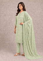 Pastel Edit - 3 Piece Stitched Lawn Suit - Fasl-e-Rang - Mirasl