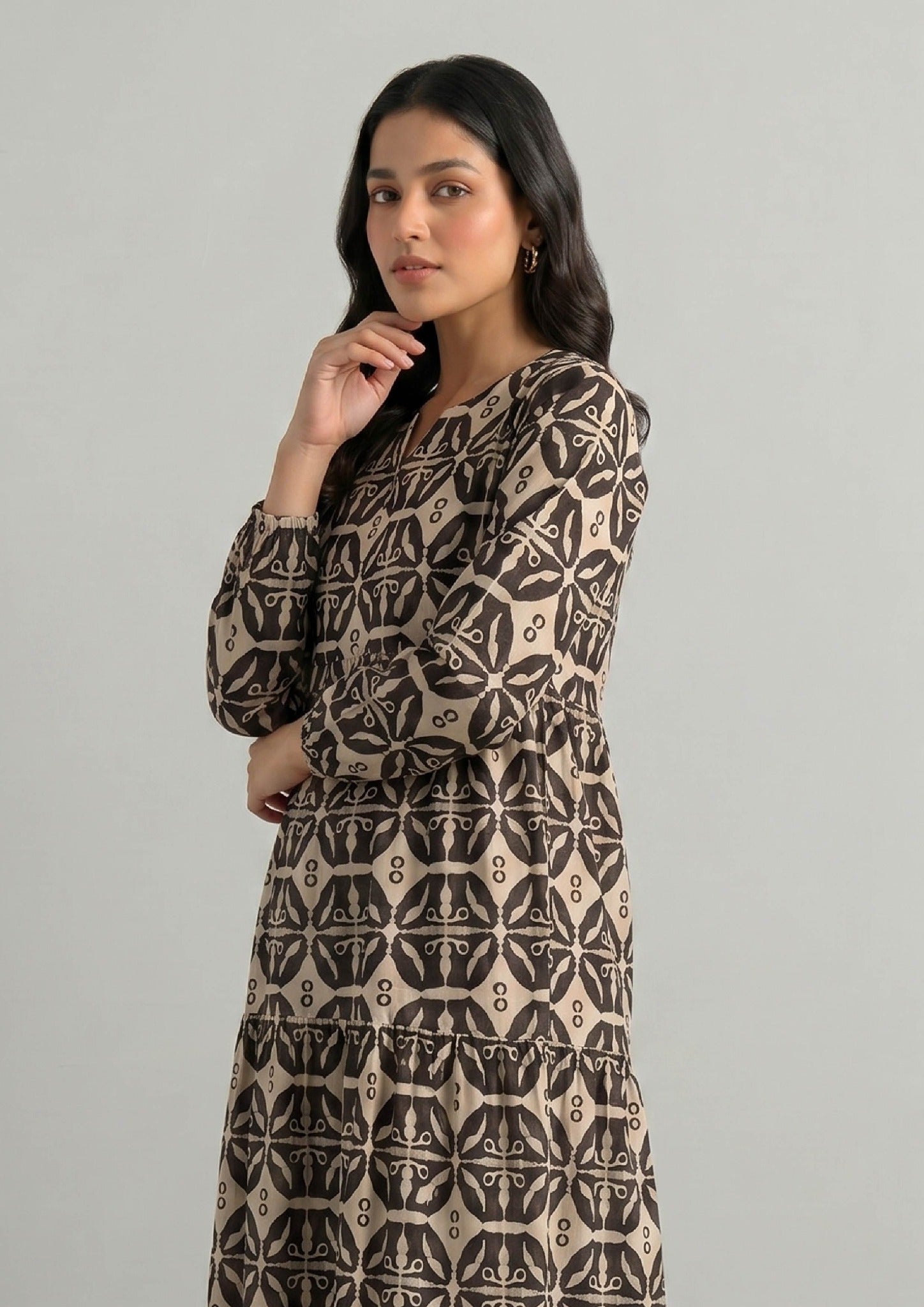 Sable Symphony tunic detail image